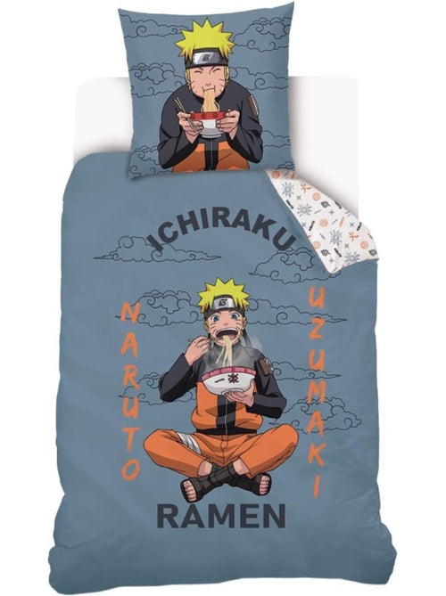 Conjunto de cama algodão promo linge naruto - Kiabi