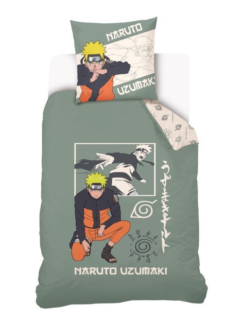 Conjunto de cama algodão promo linge naruto - Kiabi