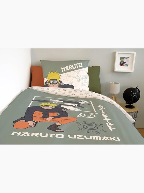 Conjunto de cama algodão promo linge naruto - Kiabi