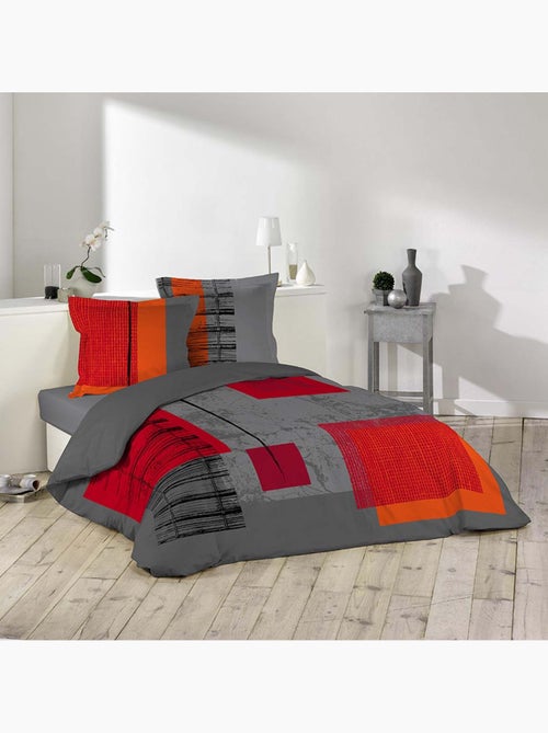 Conjunto de cama algodão quadro douceur d'intérieur - Kiabi