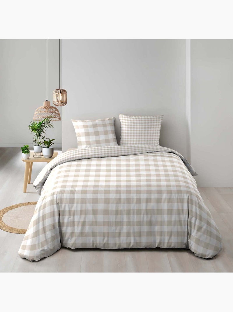 Conjunto de cama algodão victoire douceur d'intérieur Bege-cinza - Kiabi