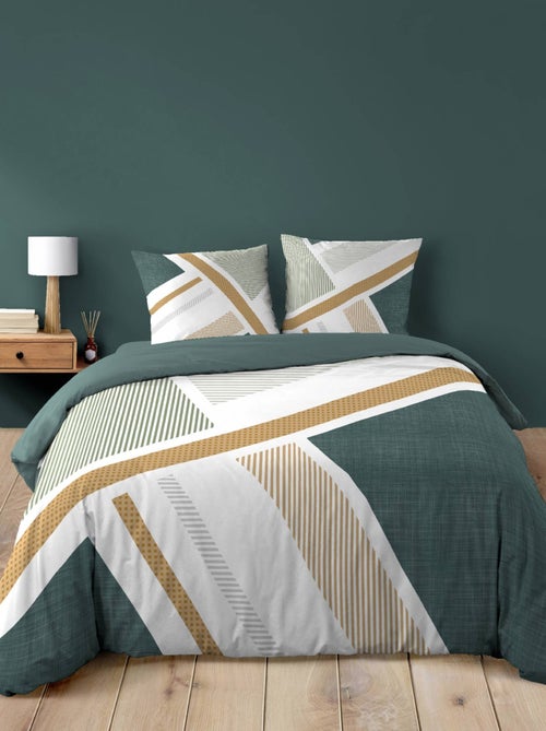 Conjunto de cama algodão zephyr douceur d'intérieur - Kiabi Conjunto de cama algodão zephyr douceur d'intérieur - Kiabi