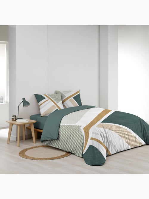Conjunto de cama algodão zephyr douceur d'intérieur - Kiabi Conjunto de cama algodão zephyr douceur d'intérieur - Kiabi
