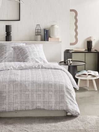 Conjunto de cama aos quadrados!   - Casal