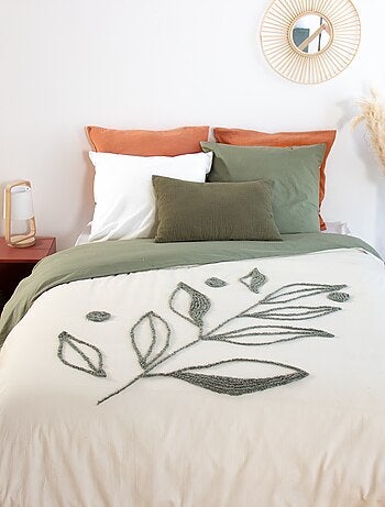 Conjunto de cama bordado - para 2 pessoas