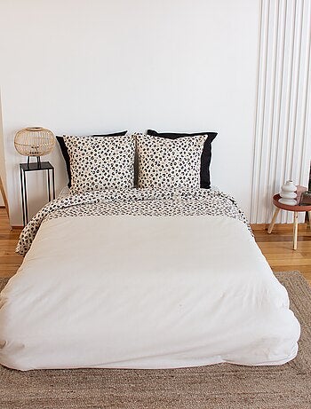 Conjunto de cama com estampa de leopardo - 2 pessoas