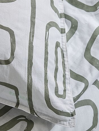 Conjunto de cama com estampado - Casal