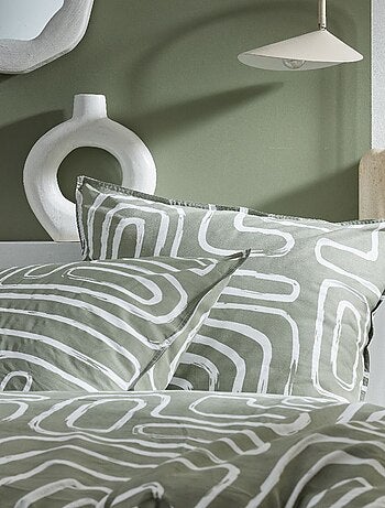 Conjunto de cama com estampado - Casal