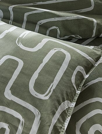 Conjunto de cama com estampado - Casal