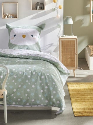 Conjunto de cama com estampado bonito - Solteiro