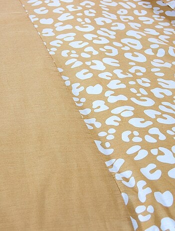 Conjunto de cama com estampado de leopardo - 2 pessoas