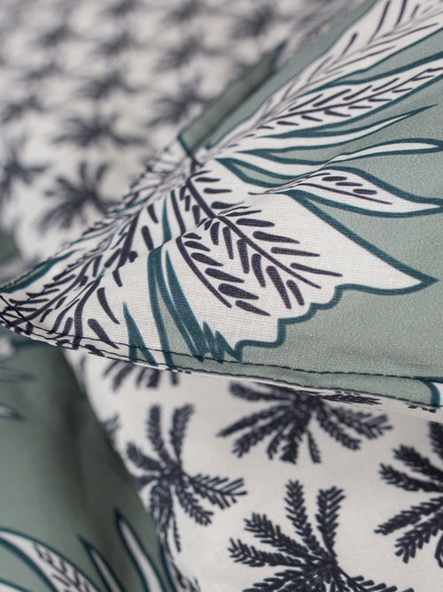 Conjunto de cama com estampado fantasia - 2 pessoas - Kiabi