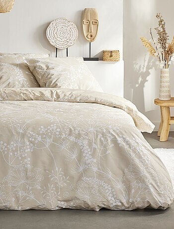 Conjunto de cama com estampado floral - 2 pessoas