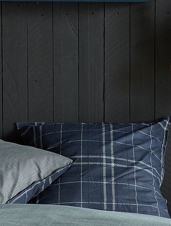 Conjunto de cama com estampado Tartan - 2 pessoas