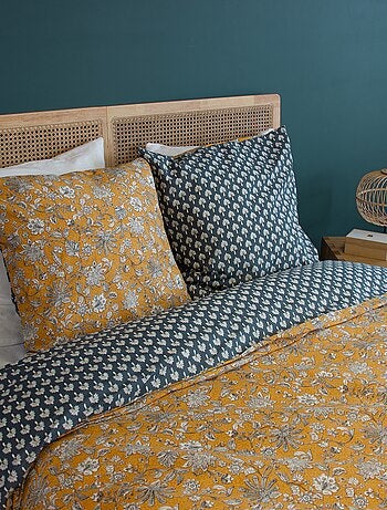 Conjunto de cama de 3 peças - 2 pessoas - Capa de edredão + 2 fronhas
