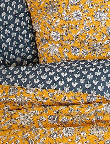 Conjunto de cama de 3 peças - 2 pessoas - Capa de edredão + 2 fronhas