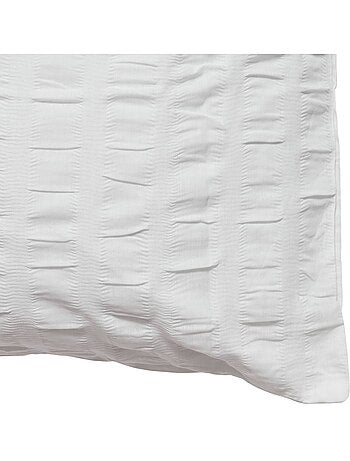 Conjunto de cama de 3 peças com riscas plissadas