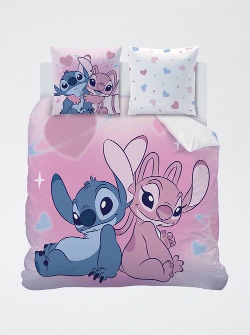 Conjunto de cama de casal 240 x 220 cm 'Stitch e Angel' - Kiabi