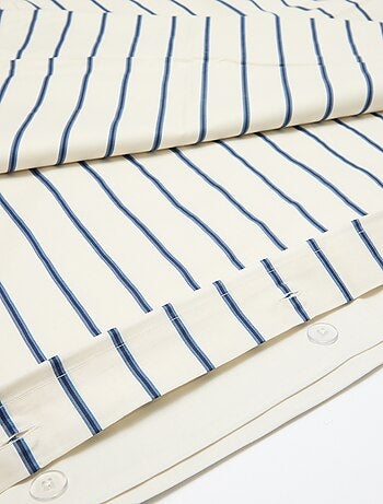 Conjunto de cama de casal (260 x 240 cm) em algodão - Kiabi Home