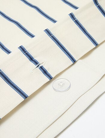 Conjunto de cama de casal (260 x 240 cm) em algodão - Kiabi Home