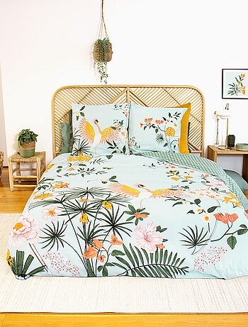 Conjunto de Cama de Casal 3 Peças - 1 Capa de Edredão (240 x 220 cm ou 260 x 240 cm) + 2 Almofadas