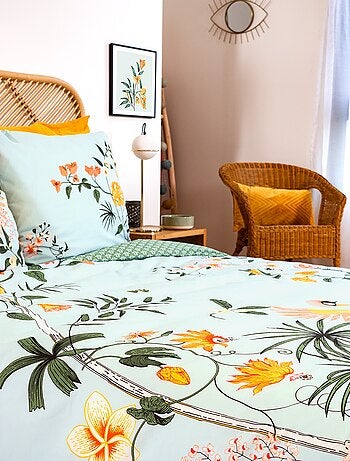 Conjunto de Cama de Casal 3 Peças - 1 Capa de Edredão (240 x 220 cm ou 260 x 240 cm) + 2 Almofadas
