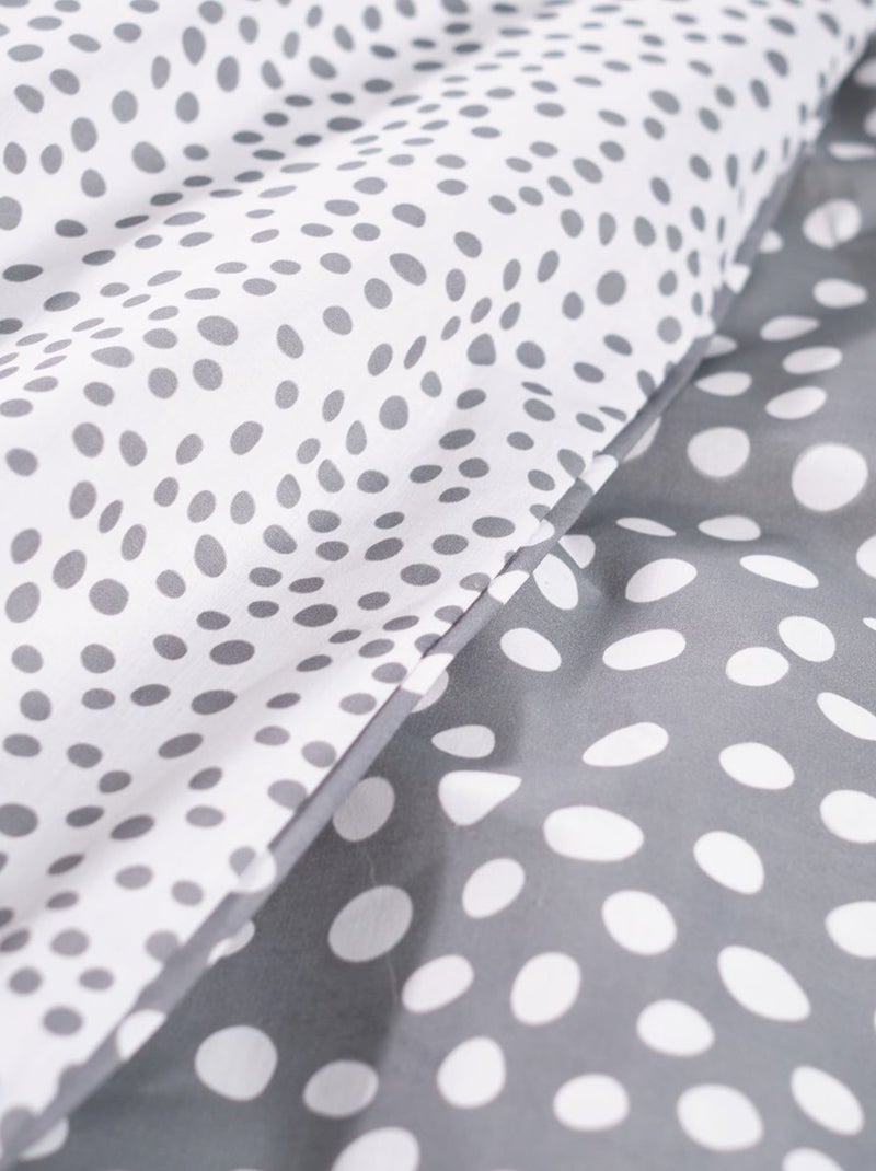 Conjunto de cama de solteiro 2 peças Cinza - Kiabi