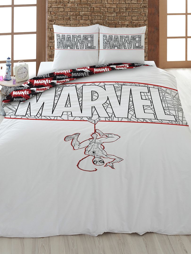 Conjunto de cama de solteiro 'Marvel' Preto - Kiabi