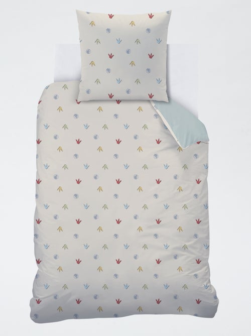 Conjunto de cama 'Dinossauros' - 1 pessoa - Kiabi