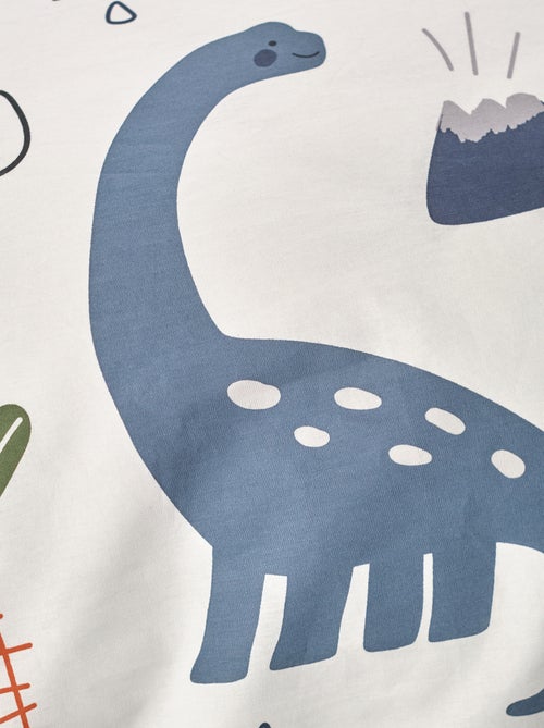 Conjunto de cama 'dinossauros' - Solteiro - Kiabi