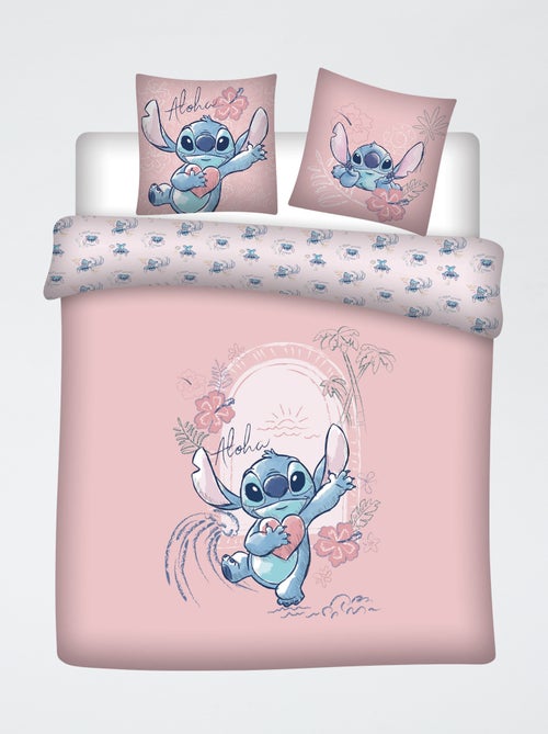 Conjunto de cama 'Disney' de 3 peças - 1 capa de edredão para 2 pessoas + 2 fronhas - Kiabi