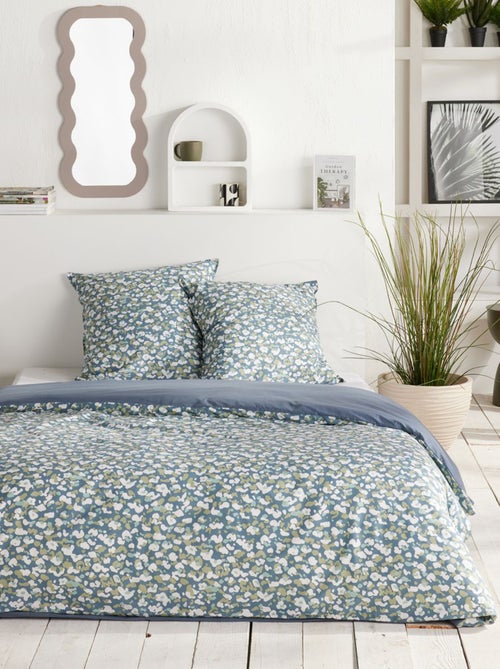 Conjunto de cama estampado - 2 pessoas - Kiabi