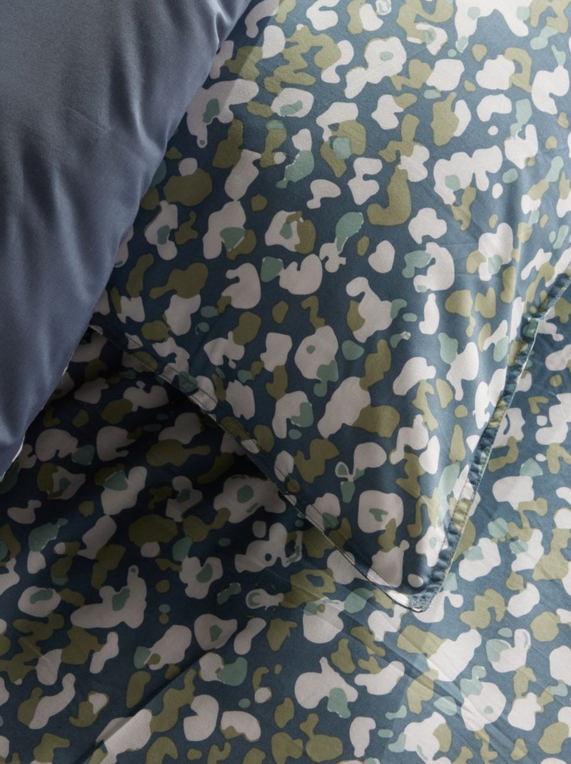 Conjunto de cama estampado - 2 pessoas Azul - Kiabi