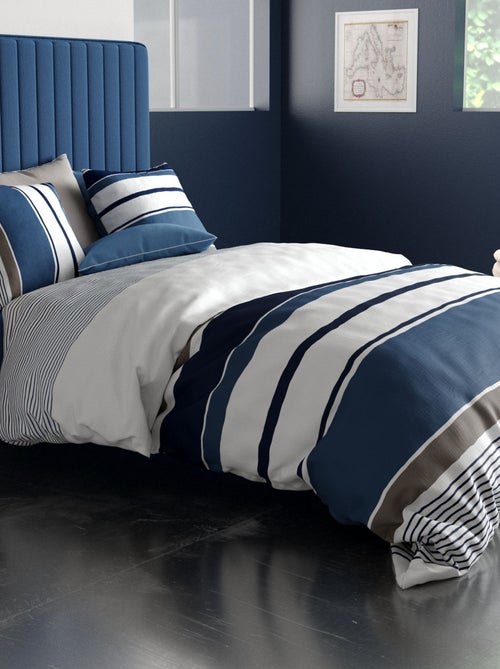 Conjunto de cama estampado - 2 pessoas - Kiabi