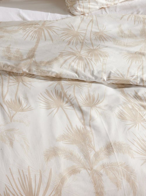 Conjunto de cama estampado - 2 pessoas - Kiabi