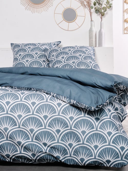 Conjunto de cama estampado - Casal - Kiabi
