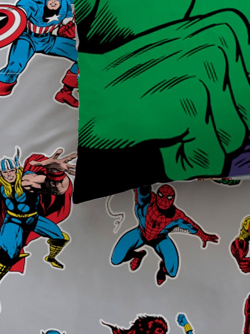 Conjunto de cama estampado 'Avengers' - 1 pessoa - Kiabi