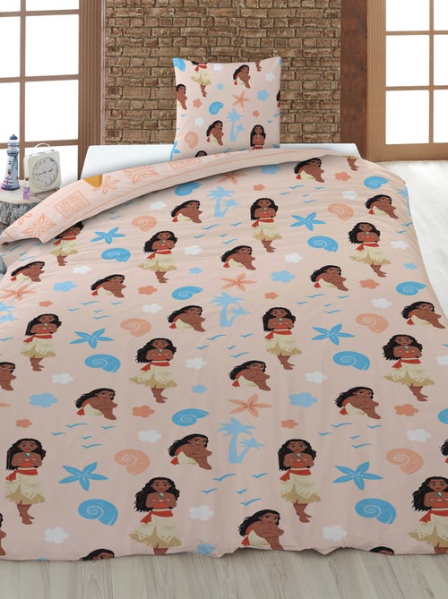 Conjunto de cama estampado capa de edredão - 2 pessoas - Kiabi