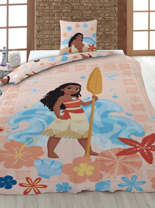 Conjunto de cama estampado capa de edredão - 2 pessoas - Kiabi