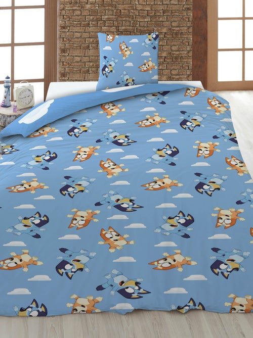 Conjunto de cama estampado capa de edredão + 2 fronhas - 2 pessoas - Kiabi