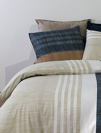 Conjunto de cama estampado capa de edredão + 2 fronhas - 2 pessoas
