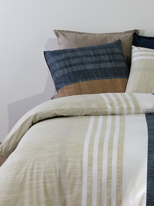 Conjunto de cama estampado capa de edredão + 2 fronhas - 2 pessoas - Kiabi
