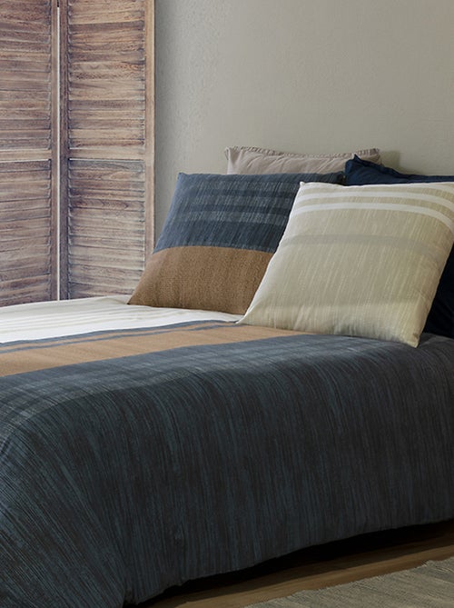 Conjunto de cama estampado capa de edredão + 2 fronhas - 2 pessoas - Kiabi