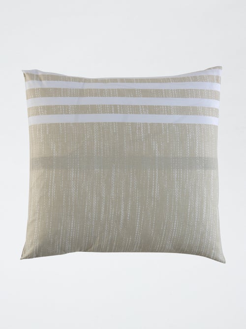 Conjunto de cama estampado capa de edredão + 2 fronhas - 2 pessoas - Kiabi