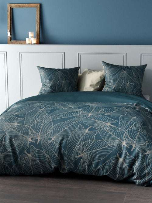 Conjunto de cama estampado capa de edredão + 2 fronhas - 2 pessoas - Kiabi
