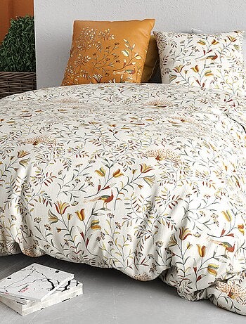 Conjunto de cama estampado capa de edredão + 2 fronhas - 2 pessoas