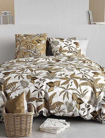 Conjunto de cama estampado capa de edredão + 2 fronhas - 2 pessoas