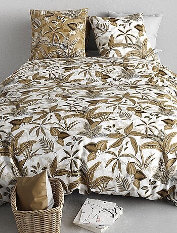 Conjunto de cama estampado capa de edredão + 2 fronhas - 2 pessoas