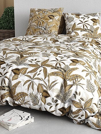 Conjunto de cama estampado capa de edredão + 2 fronhas - 2 pessoas