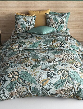 Conjunto de cama estampado capa de edredão + 2 fronhas - 2 pessoas
